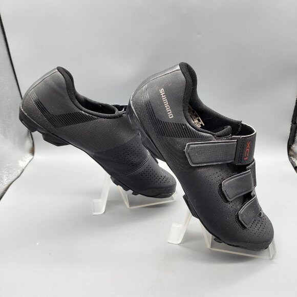 Shimano XC1 SH-XC100 Men’s 10.5 EU45 MTB Cycling Shoes SPD Cleats Black - Picture 6 of 7